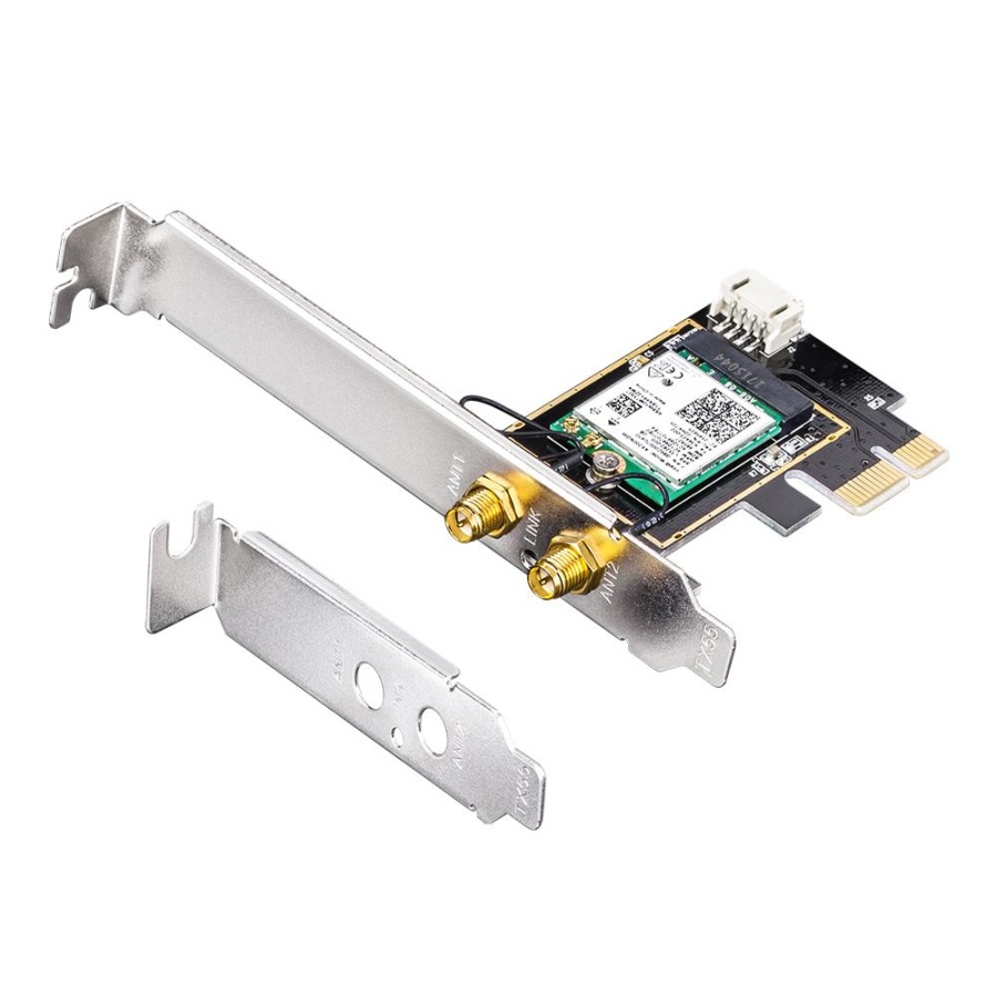 CUDY WE3000 AX3000 DUAL BAND WIFI PCI-e ΚΑΡΤΑ ΔΙΚΤΥΟΥ, BLUETOOTH, WIFI6 - Image 2