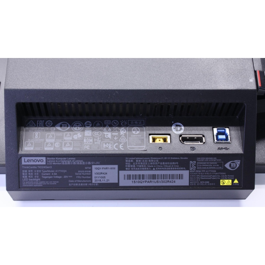 REFURBISHED AIO LENOVO TINY IN ONE GEN 3, 24", i5 9500T, 16GB, 512GB SSD - GRADE A - Image 3