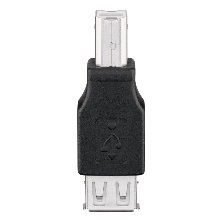 GOOBAY αντάπτορας USB σε USB Type B 50291, θηλυκό σε αρσενικό, μαύρος