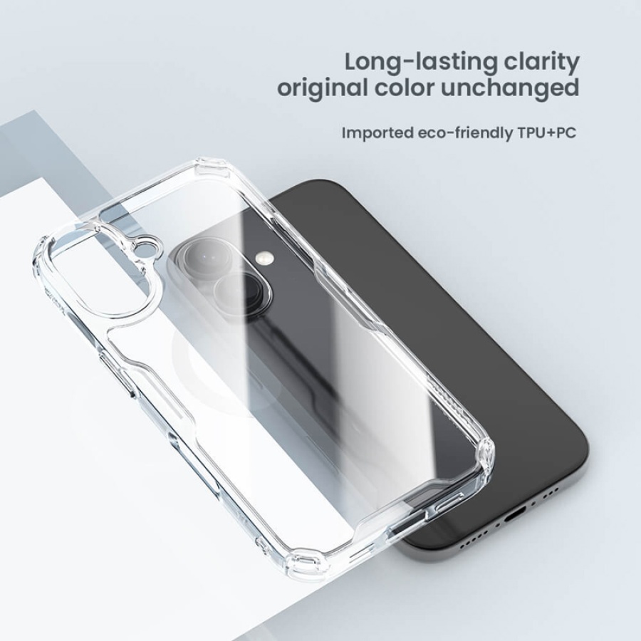 NILLKIN θήκη Nature TPU Pro για iPhone 16 Plus, διάφανη - Image 3