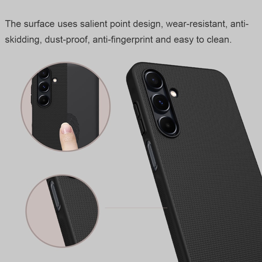 NILLKIN θήκη Super Frosted Shield για Samsung Galaxy A16 4G/5G, μαύρη - Image 3