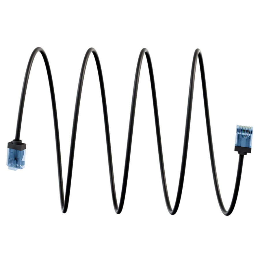 GOOBAY καλώδιο δικτύου 74234, CAT 6A U/UTP, slim, copper, 500MHz, 2m, μαύρο - Image 8