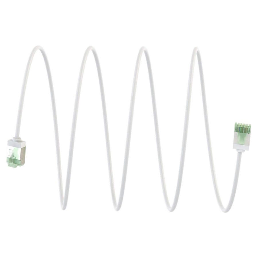 GOOBAY καλώδιο δικτύου 74357, CAT 8.1 U/FTP, slim, copper, 2000MHz, 0.15m, λευκό - Image 8