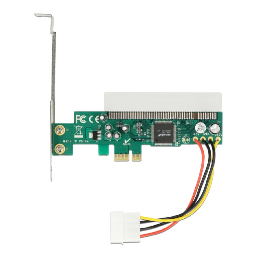 DELOCK κάρτα επέκτασης PCI Express σε PCI 32 Bit 5V 90062, Asmedia chip - Image 2