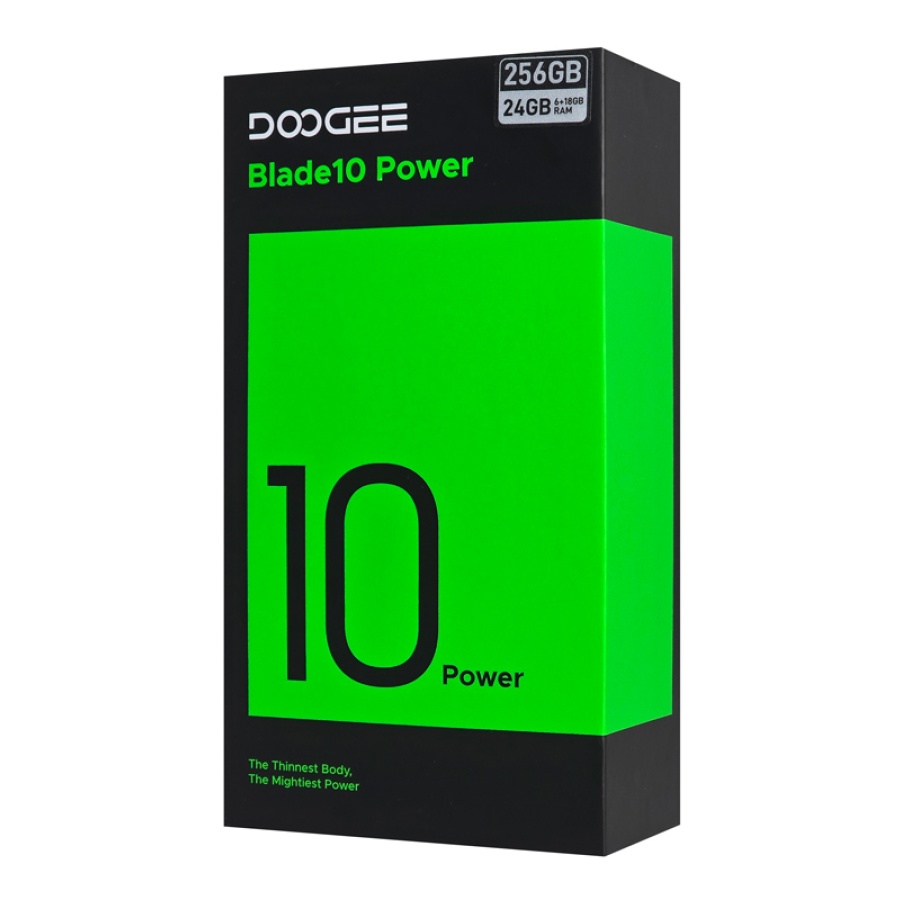 DOOGEE smartphone Blade10 Power, 6.6", 6/256GB, 10300mAh, IP68/IP69K, μαύρο - Image 6