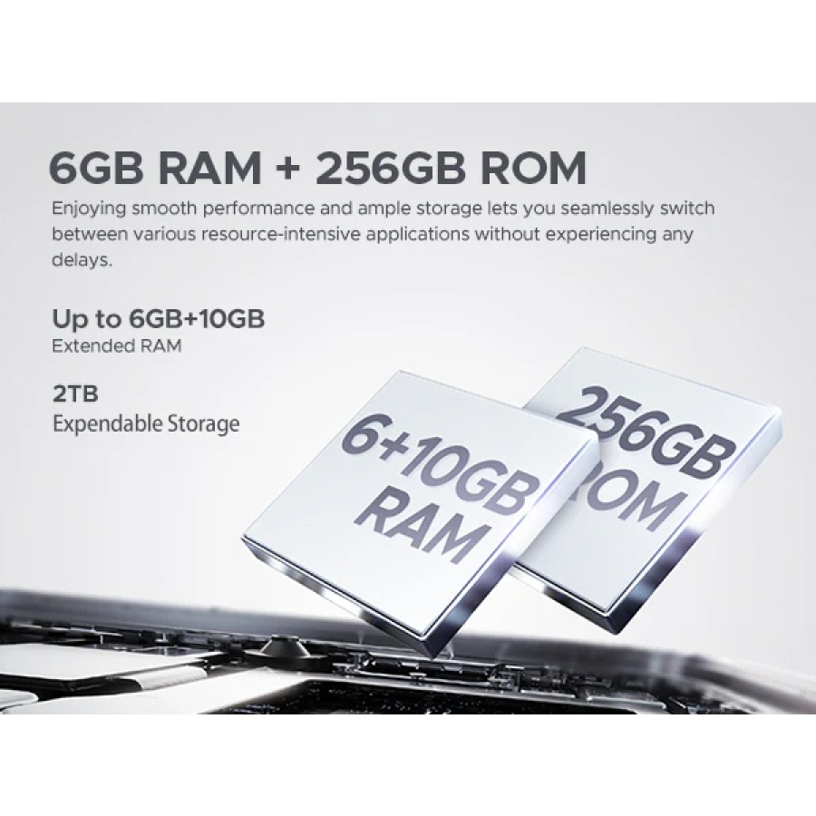 DOOGEE smartphone Fire 6, 6.56", 6/256GB, 10400mAh, IP68/IP69K, μαύρο - Image 4