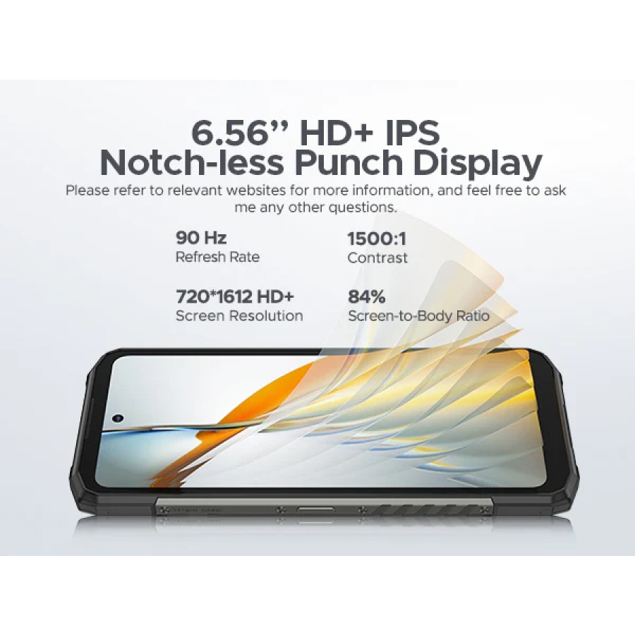 DOOGEE smartphone Fire 6, 6.56", 6/256GB, 10400mAh, IP68/IP69K, μαύρο - Image 5