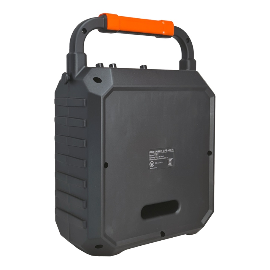 JYX φορητό ηχείο T17-T με 2x μικρόφωνα, 15W, 3000mah, LED, μαύρο - Image 3