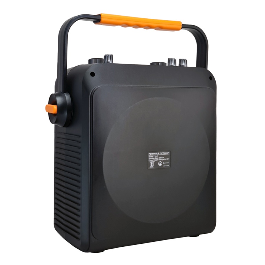 JYX φορητό ηχείο T19-T με 2x μικρόφωνα, 18W, 3000mah, LED, μαύρο - Image 10