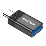 KAKUSIGA αντάπτορας USB-C σε USB KSC-1406, 5Gbps, 4A, μαύρος - Image 3