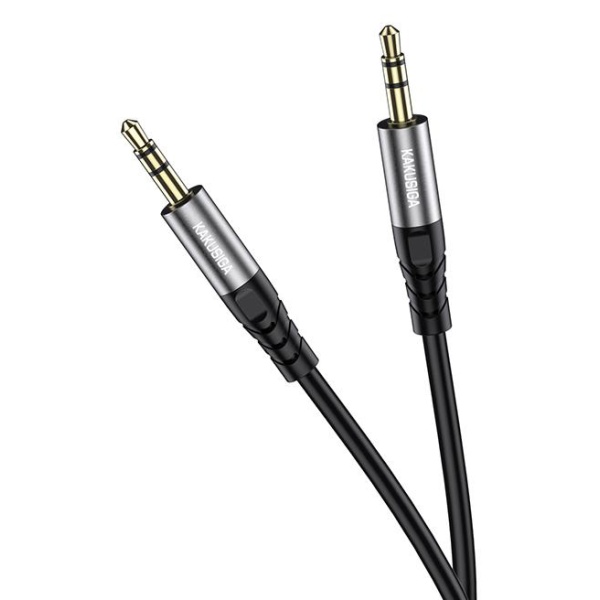 KAKUSIGA καλώδιο ήχου 3.5mm KSC-892, AUX, 1m, μαύρο