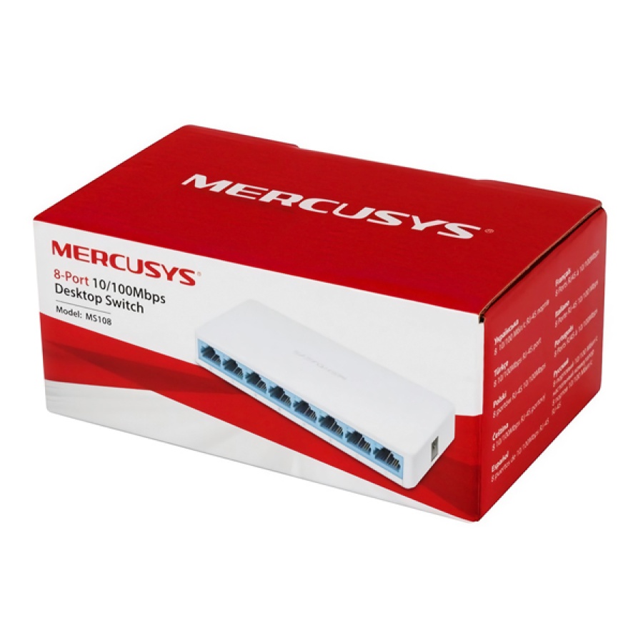 MERCUSYS Desktop Switch MS108, 8x 10/100 Mbps, Ver. 2 - Image 5