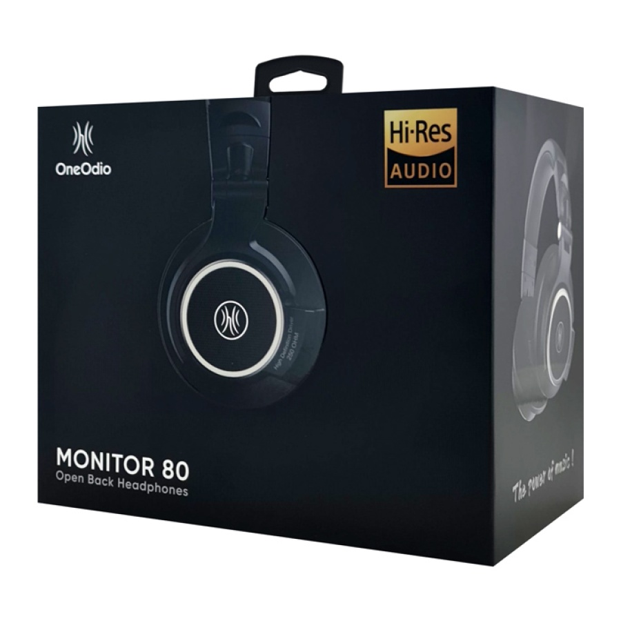 ONEODIO headset Monitor 80, 6.35mm & 3.5mm σύνδεση, Hi-Res, 40mm, μαύρο - Image 8