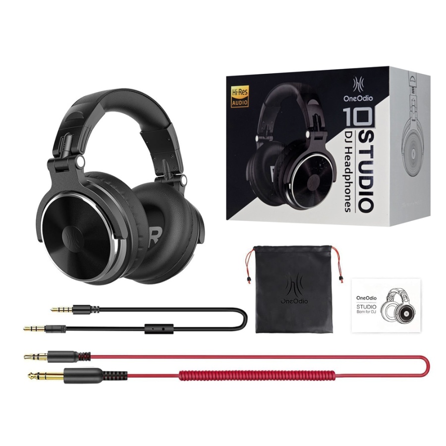 ONEODIO headset Studio Pro 10, 6.35mm & 3.5mm σύνδεση, Hi-Res, 50mm, μαύρο - Image 4