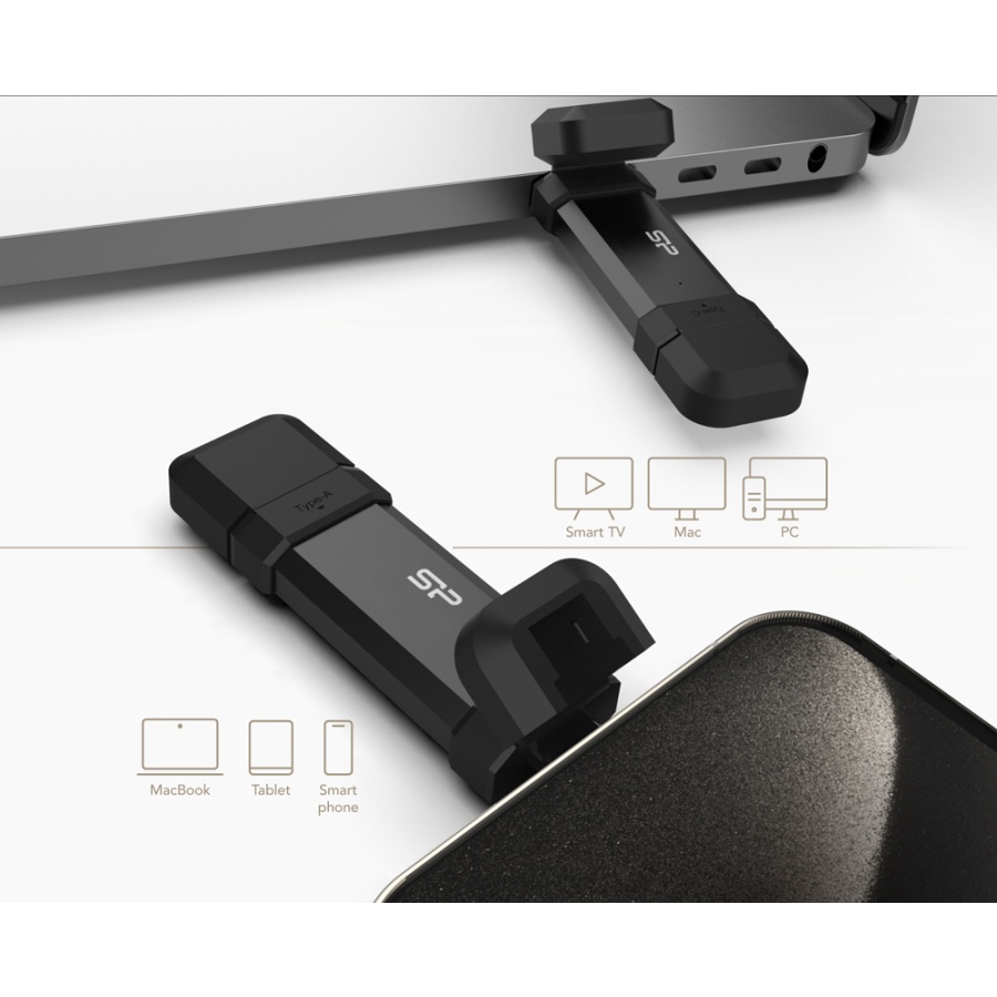 SILICON POWER εξωτερικός SSD Marvel Xtreme DS72, USB-C/USB 3.2, 2TB, μαύρο - Image 2