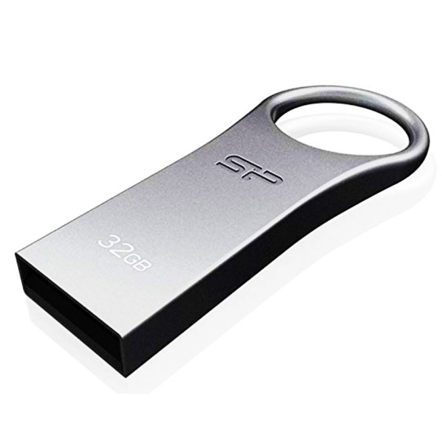 SILICON POWER USB Flash Drive Firma F80, 32GB, USB 2.0, ασημί - Image 4