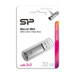 SILICON POWER USB Flash Drive Marvel M02, 32GB, USB 3.2, γκρι - Image 2