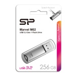 SILICON POWER USB Flash Drive Marvel M02, 256GB, USB 3.2, γκρι - Image 3