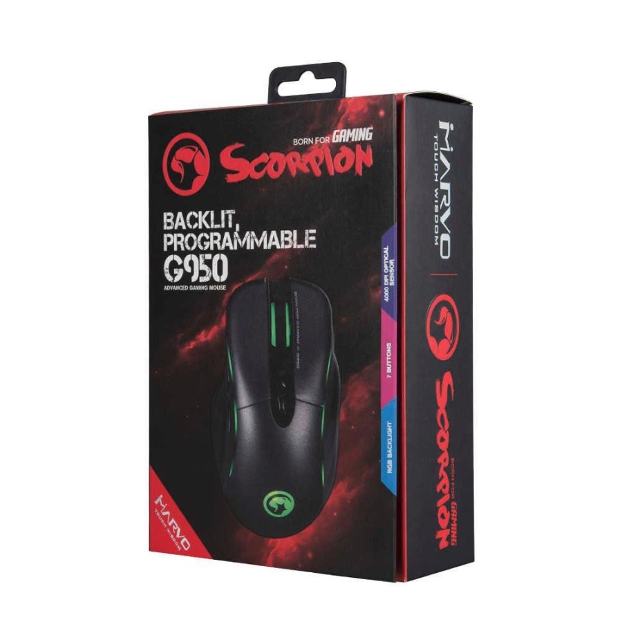MARVO G950 ΕΝΣΥΡΜΑΤΟ GAMING ΠΟΝΤΙΚΙ - Image 5
