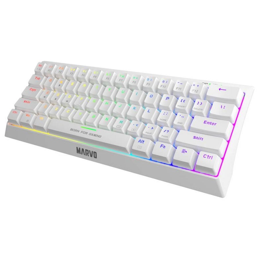 MARVO KG962 GAMING RGB ΜΗΧΑΝΙΚΟ ΠΛΗΚΤΡΟΛΟΓΙΟ, ΛΕΥΚΟ - Image 3