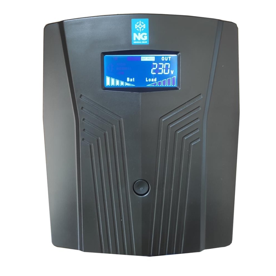 NG UPS 1200VA/720W ΜΕ AVR, LINE INTERACTIVE, 3 SCHUKO, 2x 12V7A, ΟΘΟΝΗ - Image 3