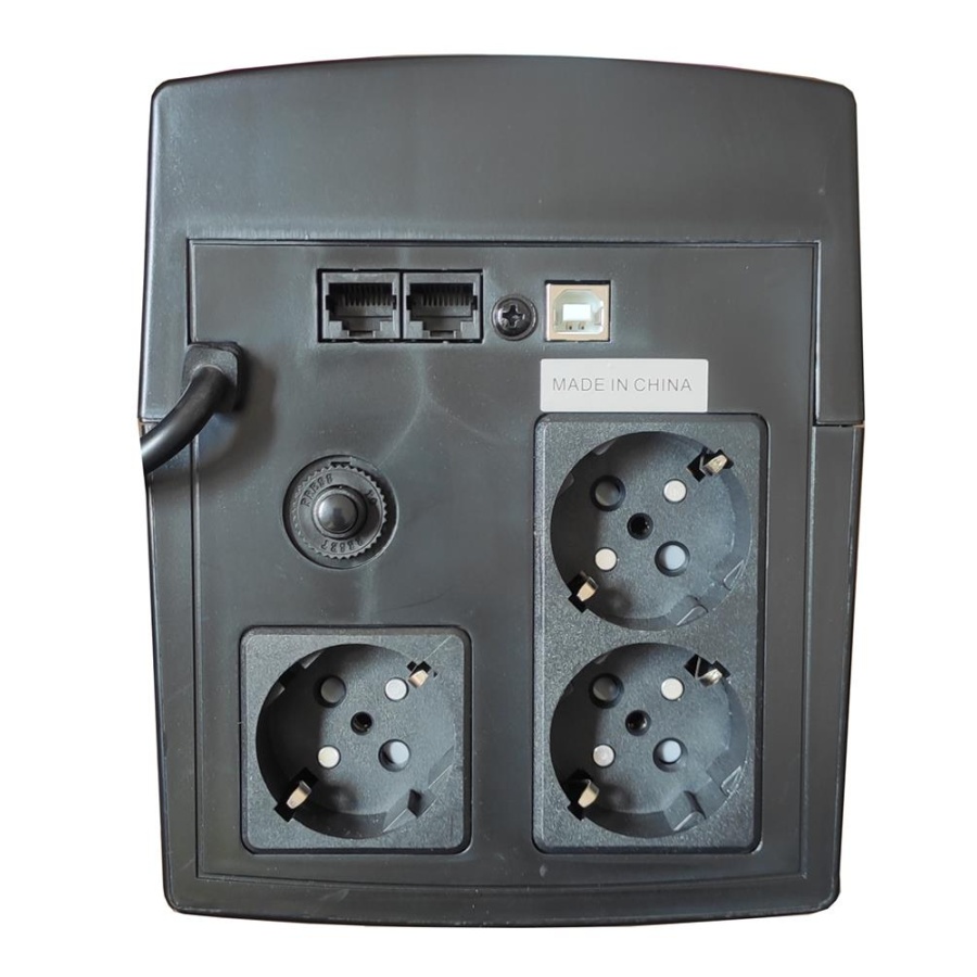 NG UPS 1200VA/720W ΜΕ AVR, LINE INTERACTIVE, 3 SCHUKO, 2x 12V7A, ΟΘΟΝΗ - Image 4