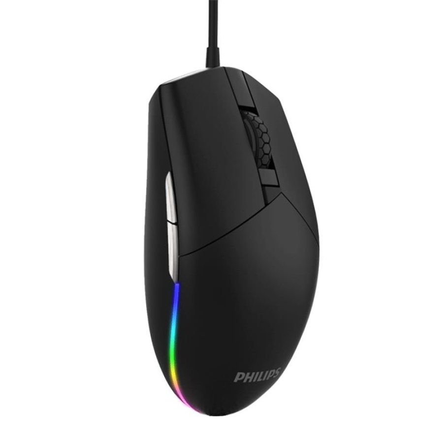PHILIPS SPK9304 ΕΝΣΥΡΜΑΤΟ ΠΟΝΤΙΚΙ, 6400dpi, ΜΑΥΡΟ - Image 2