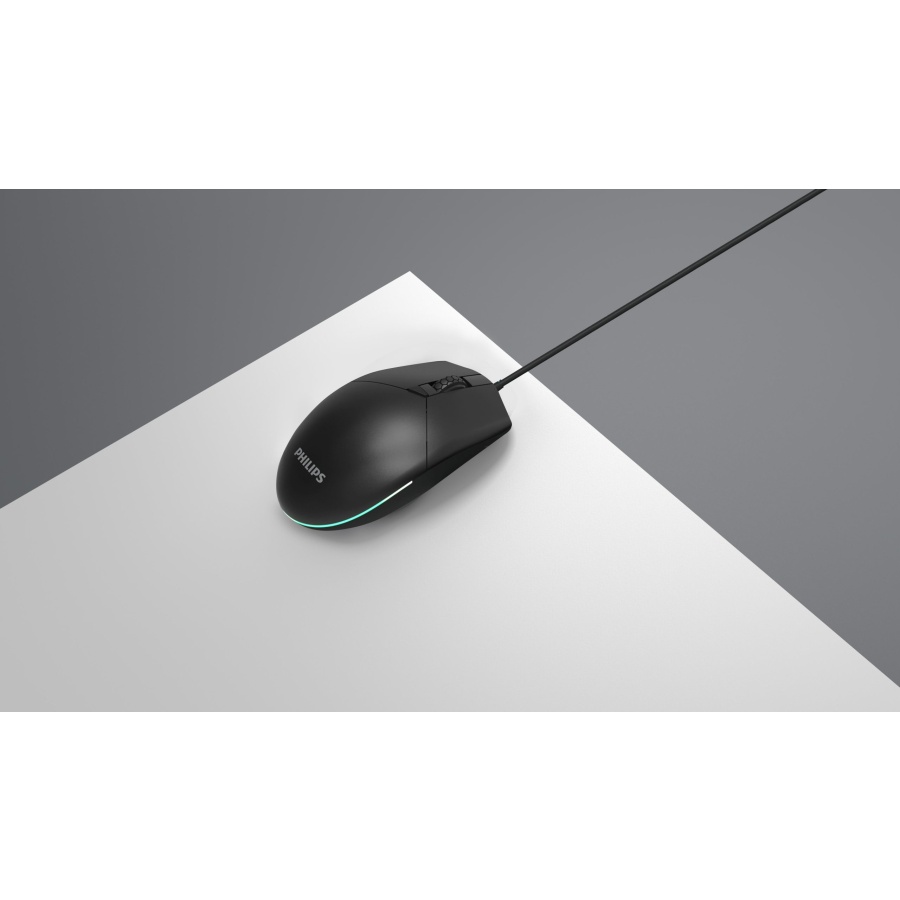 PHILIPS SPK9304 ΕΝΣΥΡΜΑΤΟ ΠΟΝΤΙΚΙ, 6400dpi, ΜΑΥΡΟ - Image 3