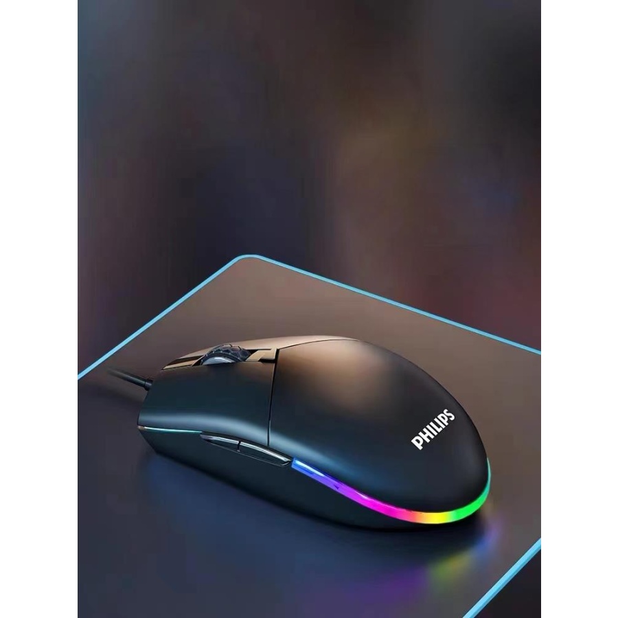 PHILIPS SPK9304 ΕΝΣΥΡΜΑΤΟ ΠΟΝΤΙΚΙ, 6400dpi, ΜΑΥΡΟ - Image 4
