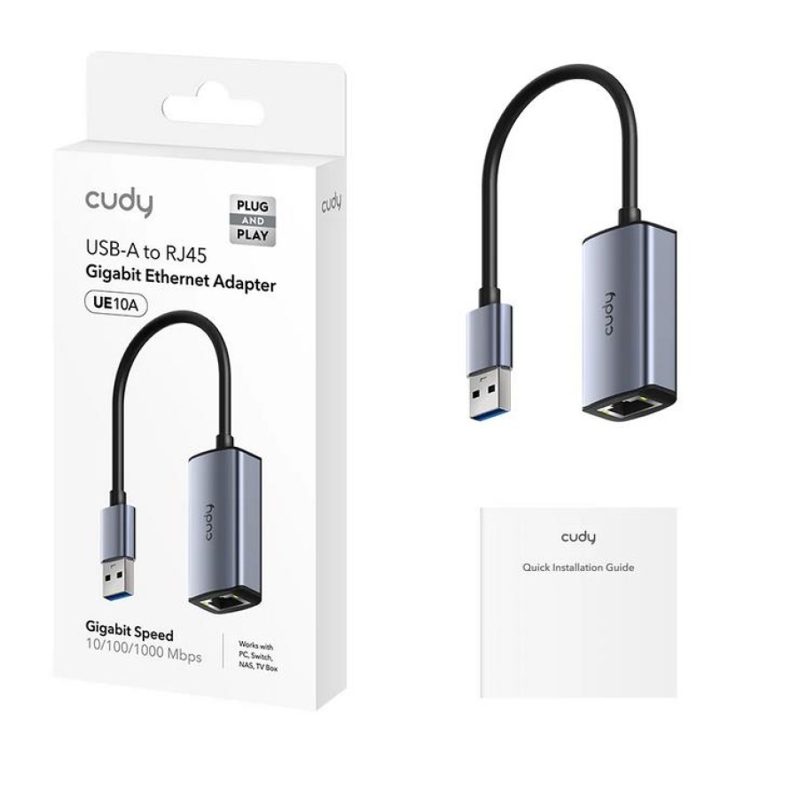 CUDY USB-A TO ETHERNET GIGABIT ADAPTER - Image 2