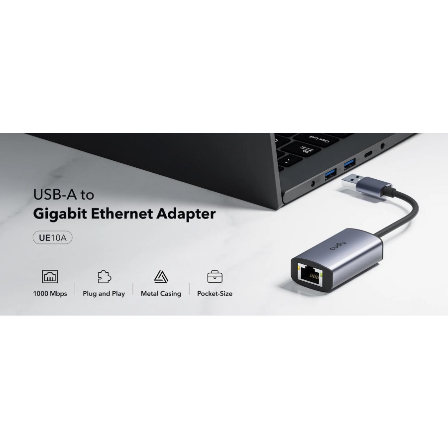 CUDY USB-A TO ETHERNET GIGABIT ADAPTER - Image 3