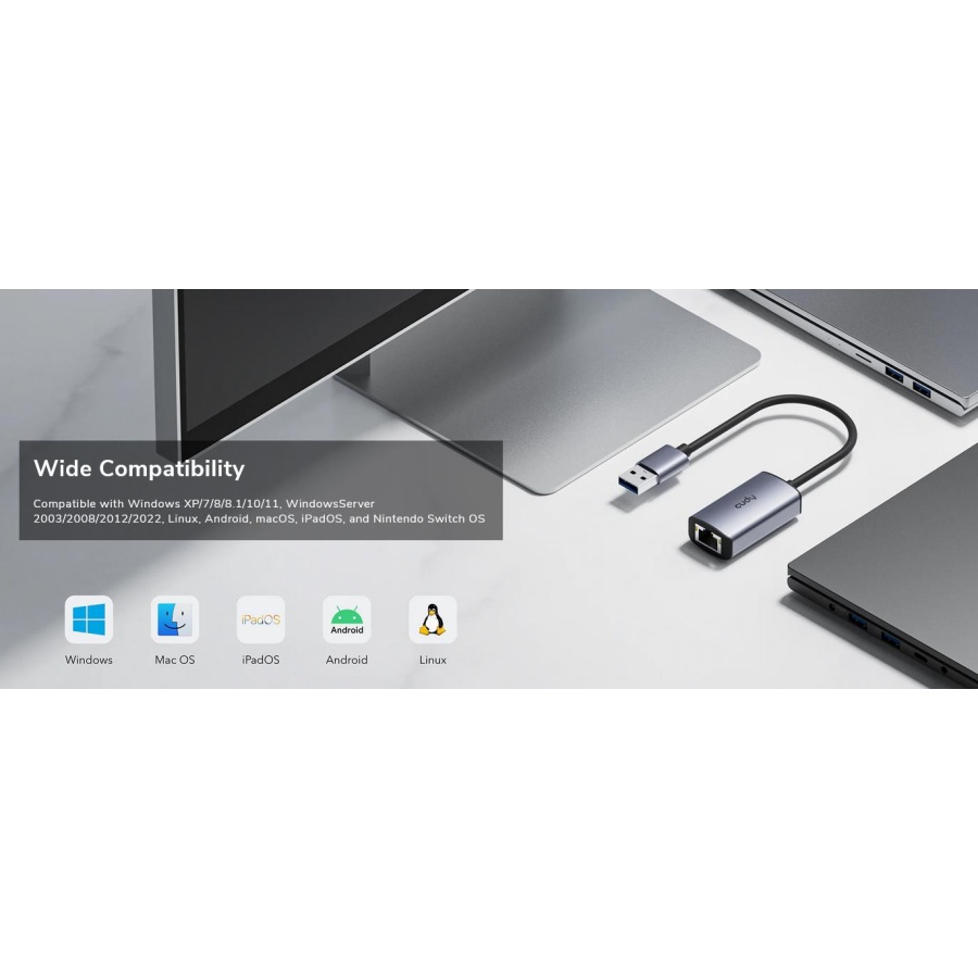 CUDY USB-A TO ETHERNET GIGABIT ADAPTER - Image 5