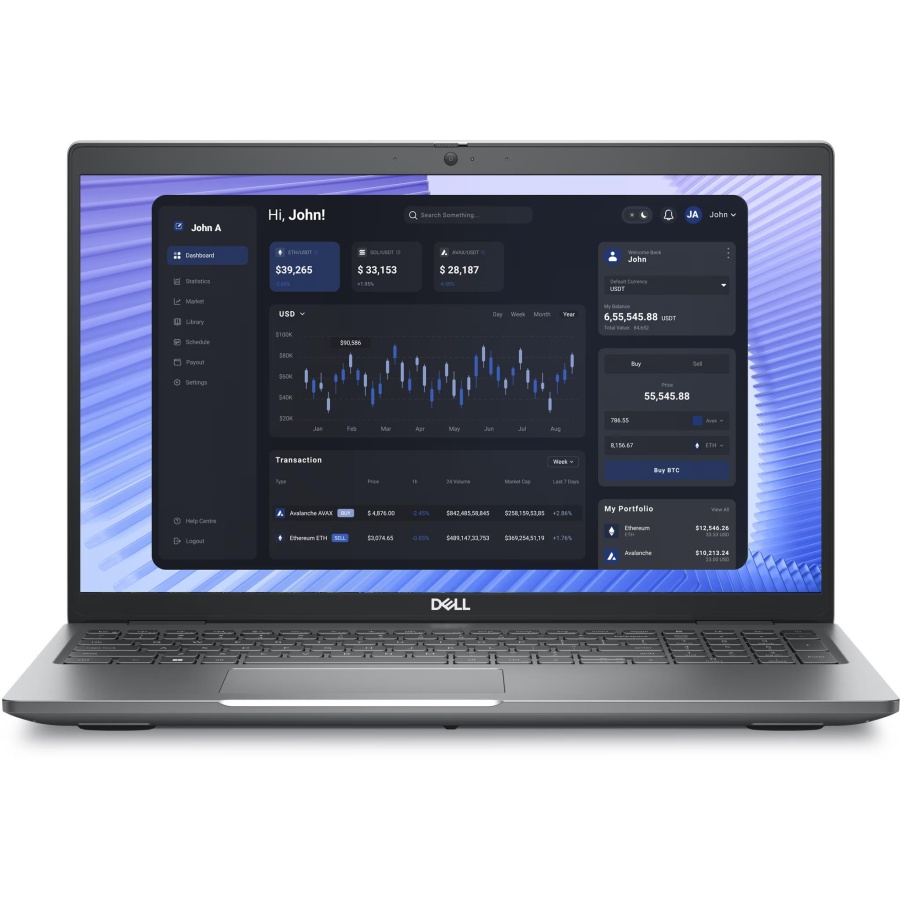 REFURBISHED NB DELL PRECISION 3590, 15,6”, i5 7200U, 8GB, 256GB SSD, WEBCAM, - GRADE A