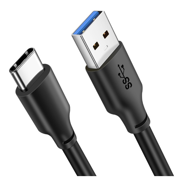 CABLETIME καλώδιο USB-C σε USB CMAMN, 3A, 5Gbps, 3m, μαύρο