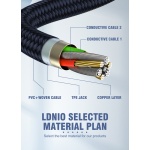 LDNIO καλώδιο Lightning σε USB LS691, 30W, 1m, γκρι - Image 4