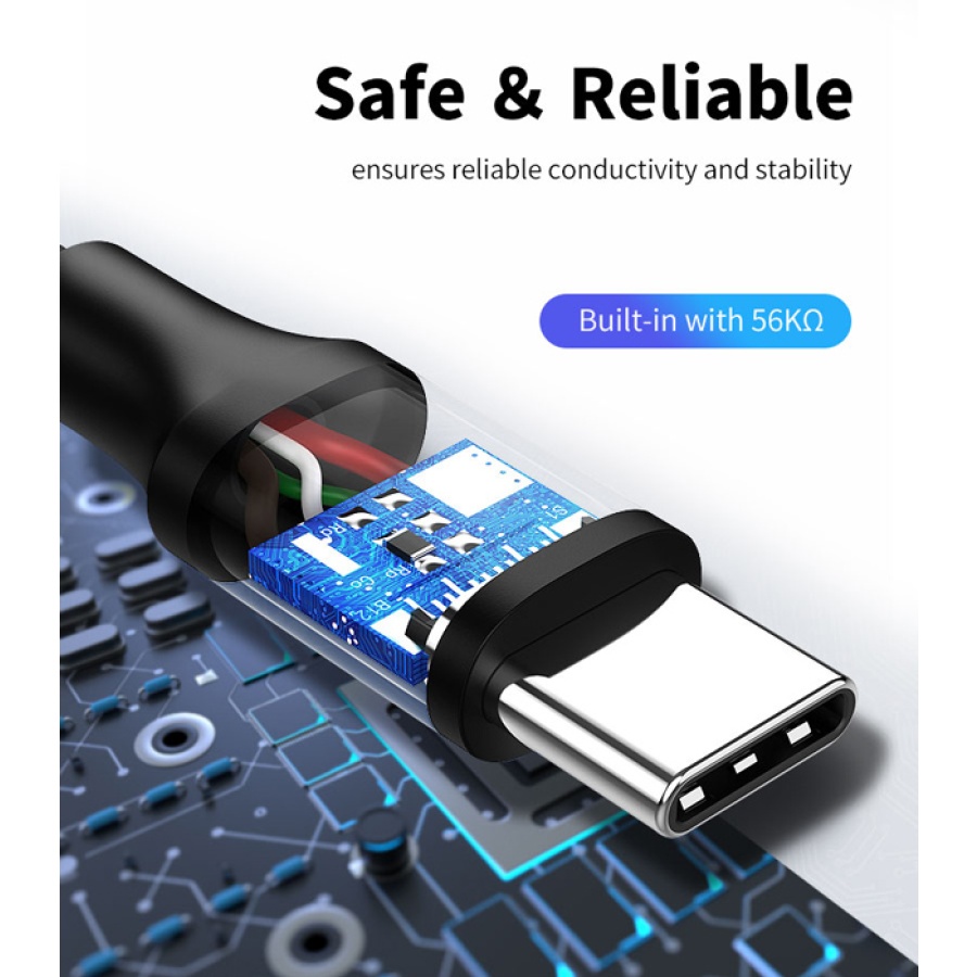 CABLETIME καλώδιο USB-C σε USB CT-CMAMN1, 3A, 480Mbps, 2m, μπλε - Image 6