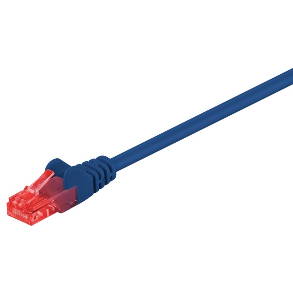 GΟOBAY καλώδιο δικτύου 68437, CAT 6 U/UTP, CCA, PVC, 1m, μπλε