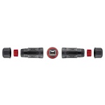 GOOBAY αδιάβροχος σύνδεσμος RJ45 Cat 6 79566, IP68, μαύρο - Image 4
