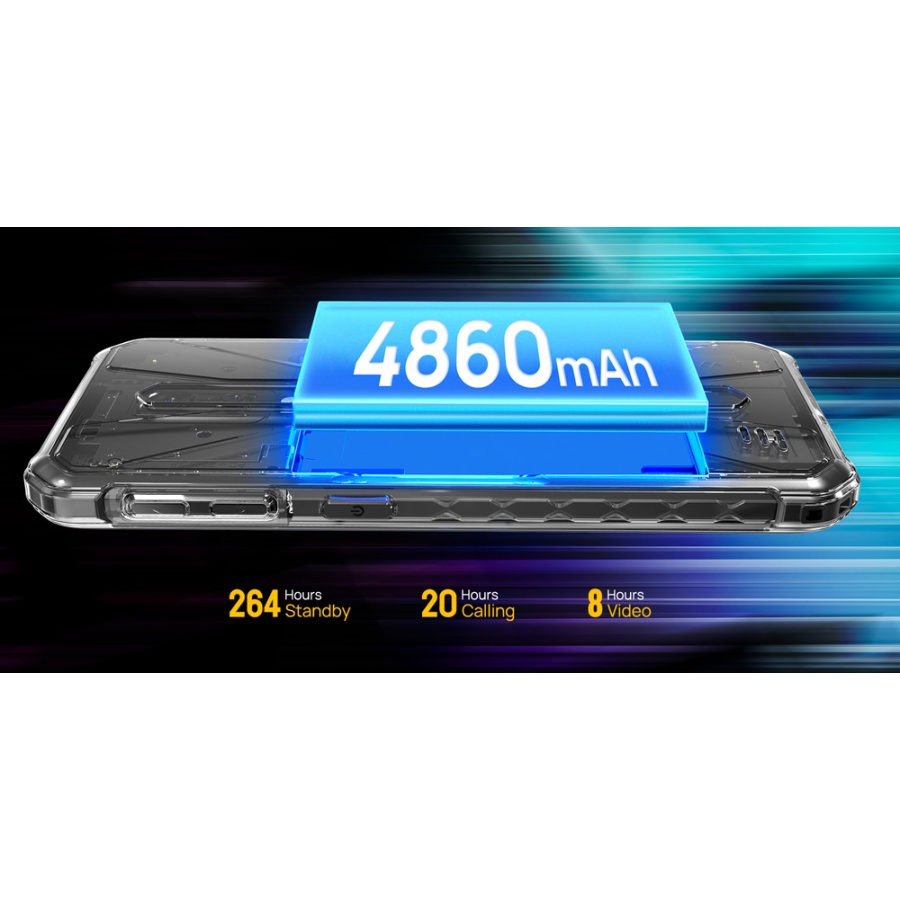 ULEFONE smartphone Armor X12 Pro, 5.45", 4/64GB, 4860mAh, IP68/IP69K, μαύρο - Image 3
