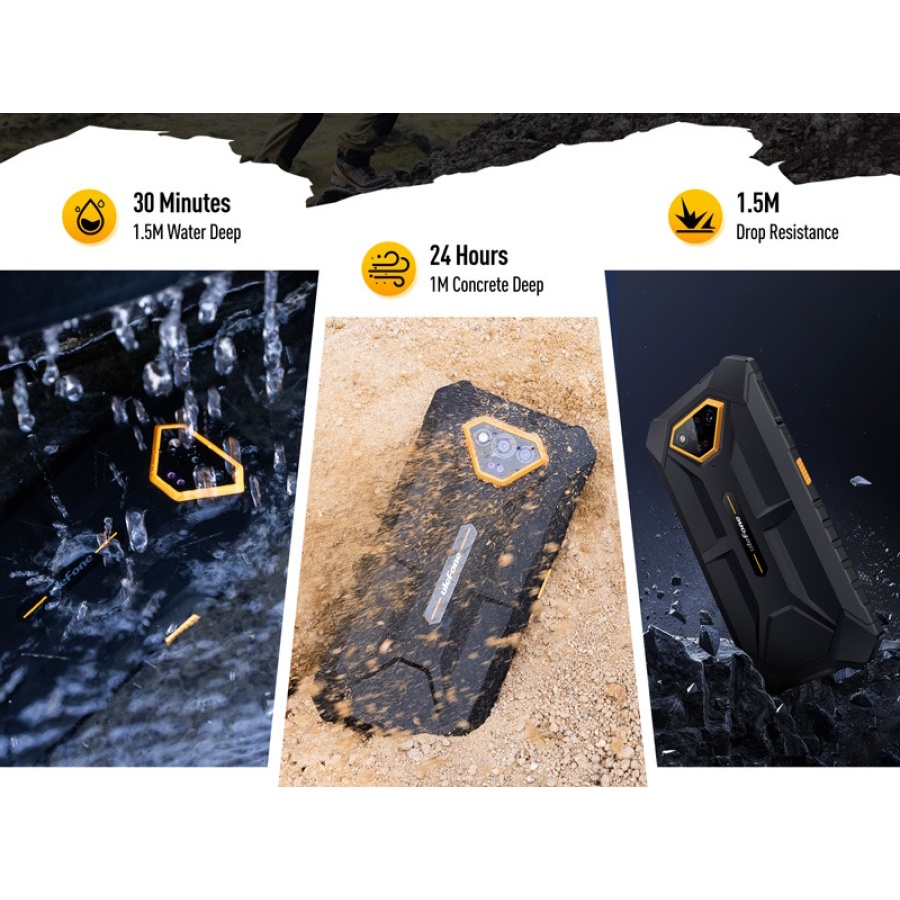 ULEFONE smartphone Armor X13, 6.52", 6/64GB, 6320mAh, IP68/IP69K, μαύρο - Image 4