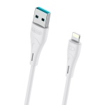 CELEBRAT καλώδιο Lightning σε USB CB-18I, 2.4A, 480Mbps, 1m, λευκό