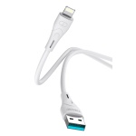 CELEBRAT καλώδιο Lightning σε USB CB-18I, 2.4A, 480Mbps, 1m, λευκό - Image 3