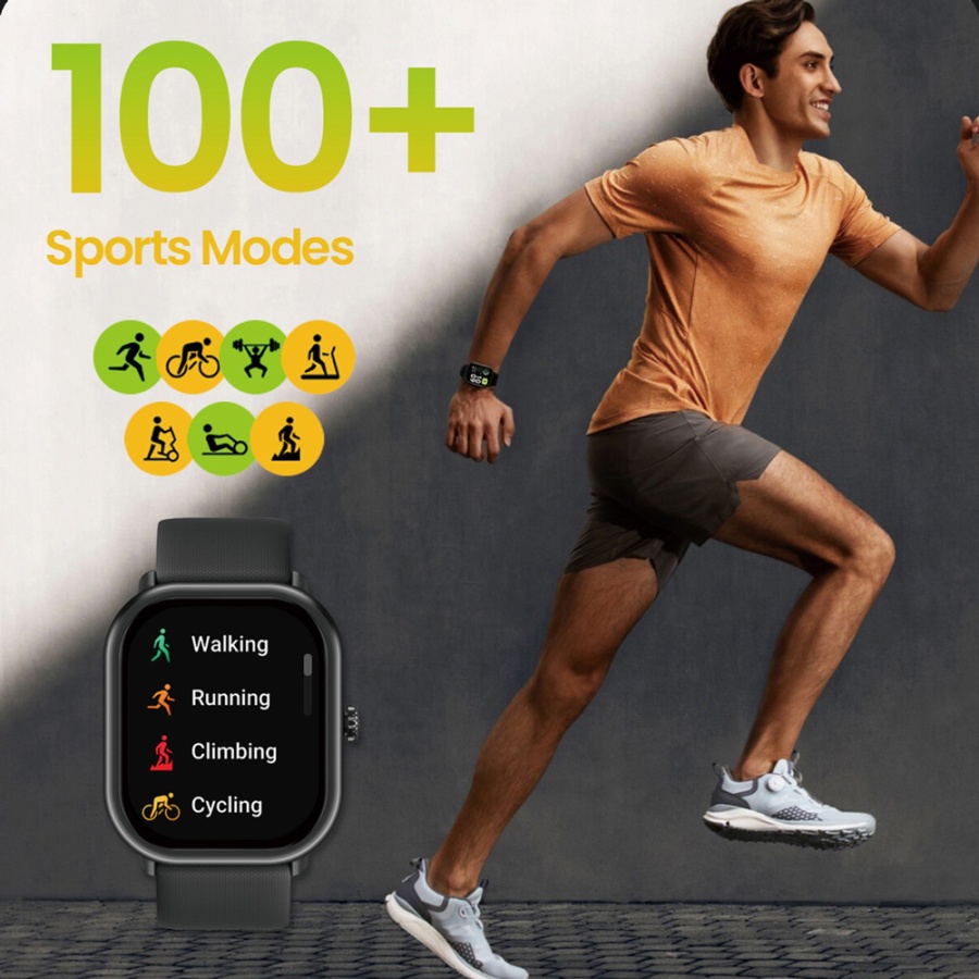 ZEBLAZE smartwatch GTS 3 Pro, heart rate, 1.97" AMOLED, μαύρο - Image 6