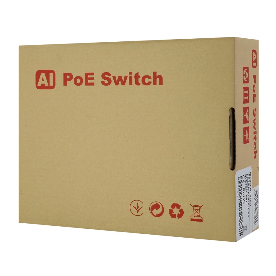 LONGSE PoE switch HT42FA με 4x LAN & 2x WAN θύρες, 10/100Mbps - Image 4