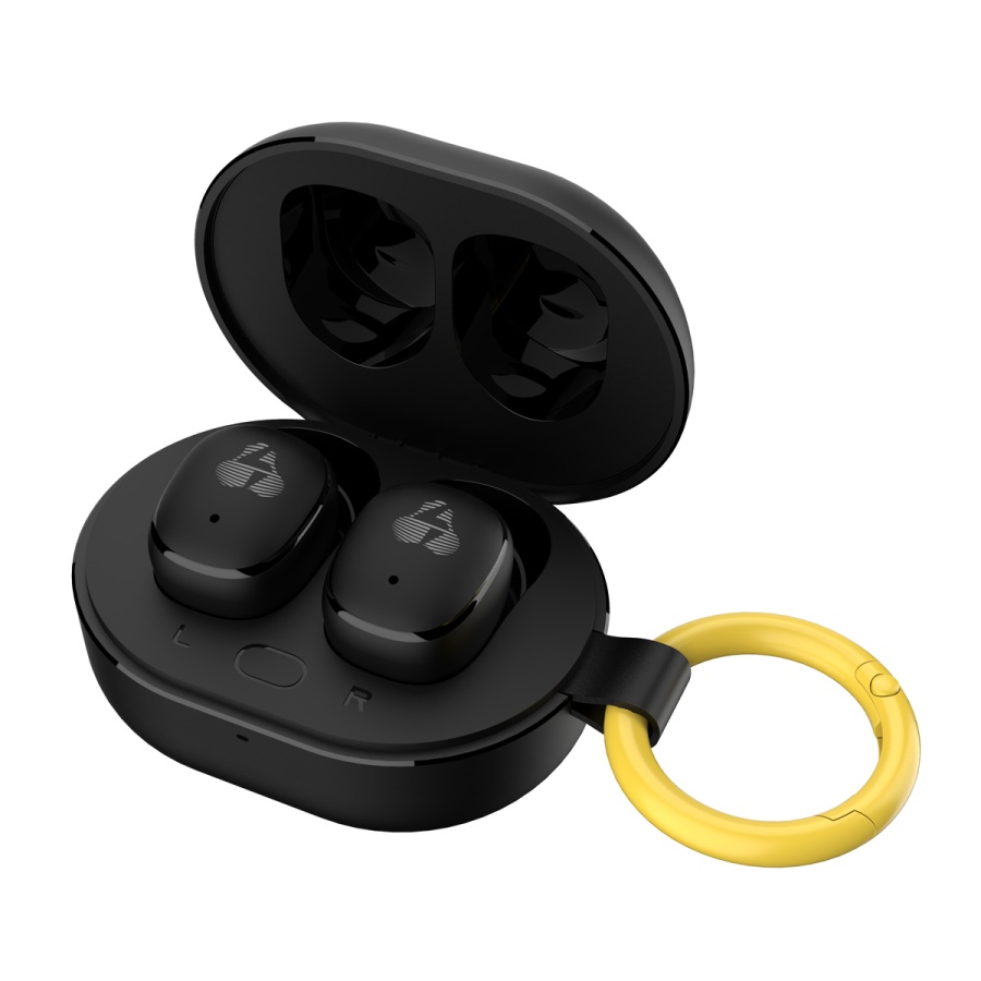 POWERTECH earphones με θήκη φόρτισης PT-1392, True Wireless, 6mm, 25/230mAh, μαύρα - Image 4