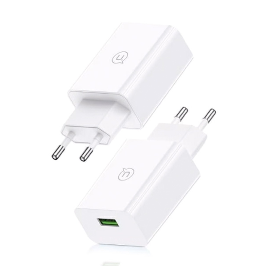 USAMS φορτιστής τοίχου SCXLTZ01 με καλώδιο micro USB, USB, 18W, λευκός - Image 3