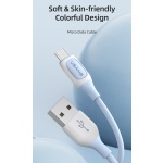 USAMS καλώδιο Micro USB σε USB US-SJ597, 2A, 1m, μαύρο - Image 2