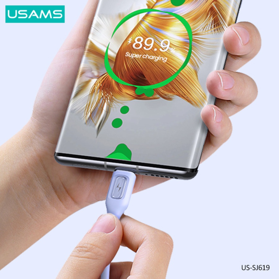 USAMS καλώδιο USB-C σε USB US-SJ619, 3A, 1m, μαύρο - Image 4