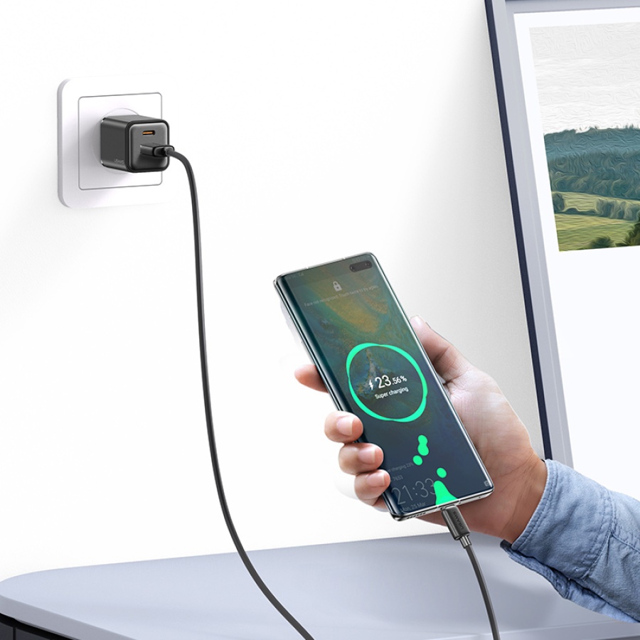 USAMS καλώδιο USB-C σε USB US-SJ688, 3A, 480Mbps, 1m, ροζ - Image 2