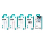 USAMS καλώδιο USB-C σε USB US-SJ688, 3A, 480Mbps, 1m, ροζ - Image 6